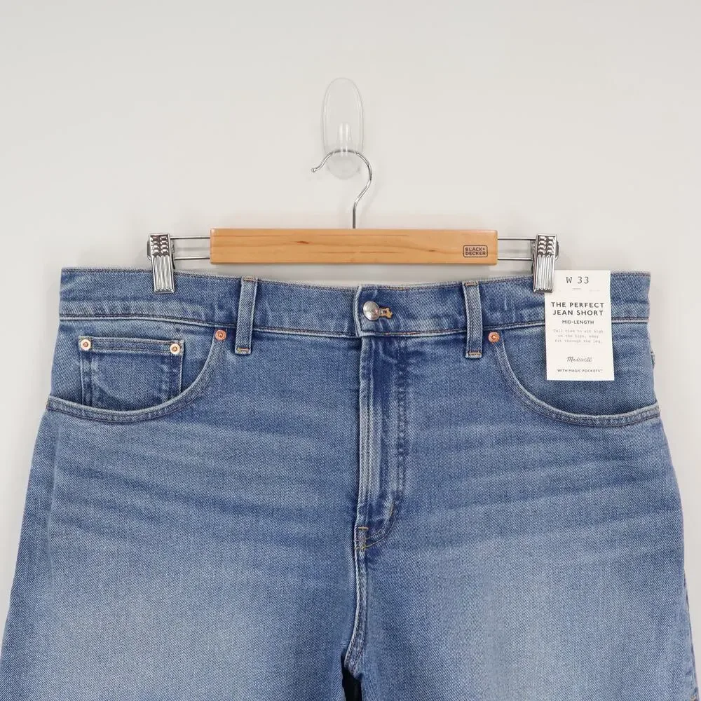 Madewell Light Blue Denim Jean Shorts